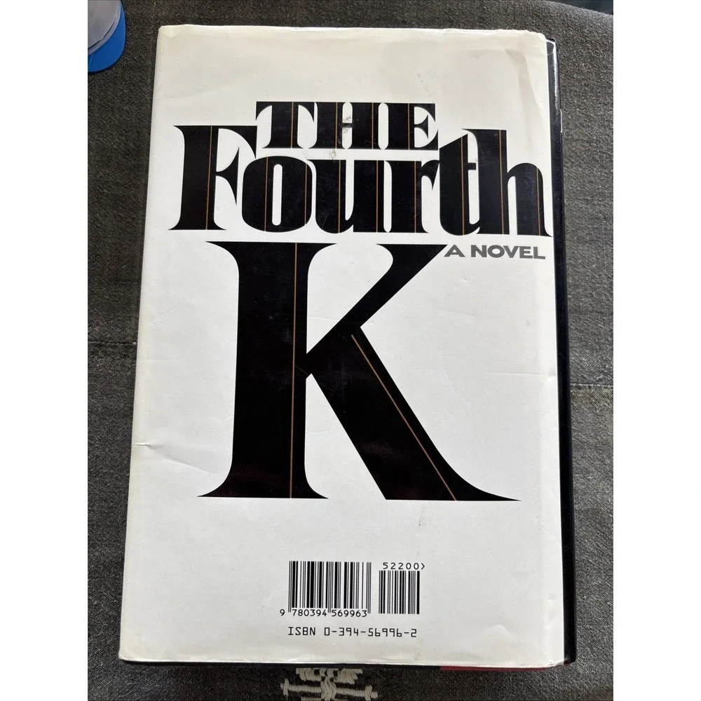 The Fourth K - Mario Puzo - First Edition - 1990 - RARE Hardcover & Dust Jacket